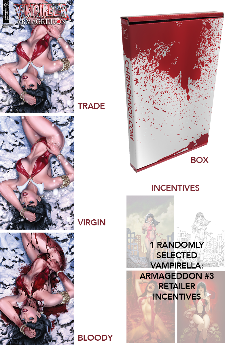 Vampirella Armageddon #3 NYCC Box Set