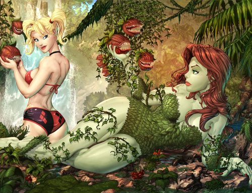 Poison Ivy & Harley Tropical Vacation